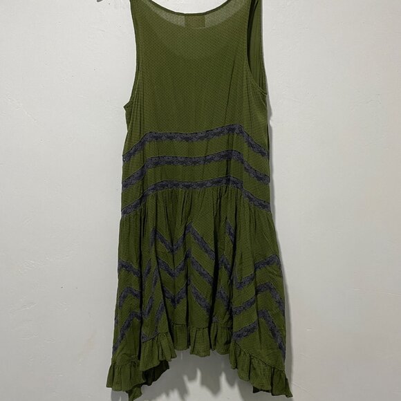 Intimately Free People Voile & Lace Trapeze Style Mini Dress Top Size Small P - Picture 5 of 5